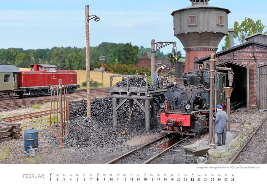 Bild: 9783966649711 | Traumanlagen von Modellbahnprofis Kalender 2026 | Kalender | 14 S.