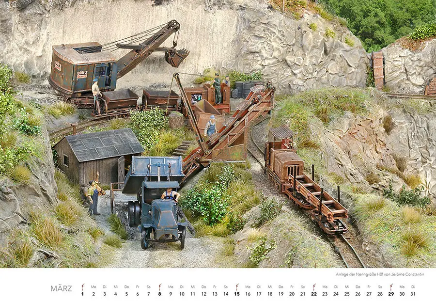 Bild: 9783966649711 | Traumanlagen von Modellbahnprofis Kalender 2026 | Kalender | 14 S.