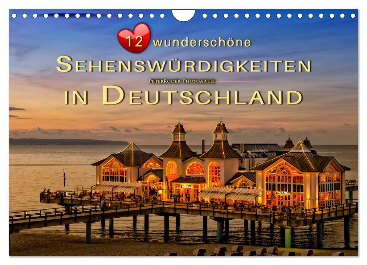 Cover: 9783435379811 | 12 wunderschöne Sehenswürdigkeiten in Deutschland (Wandkalender...