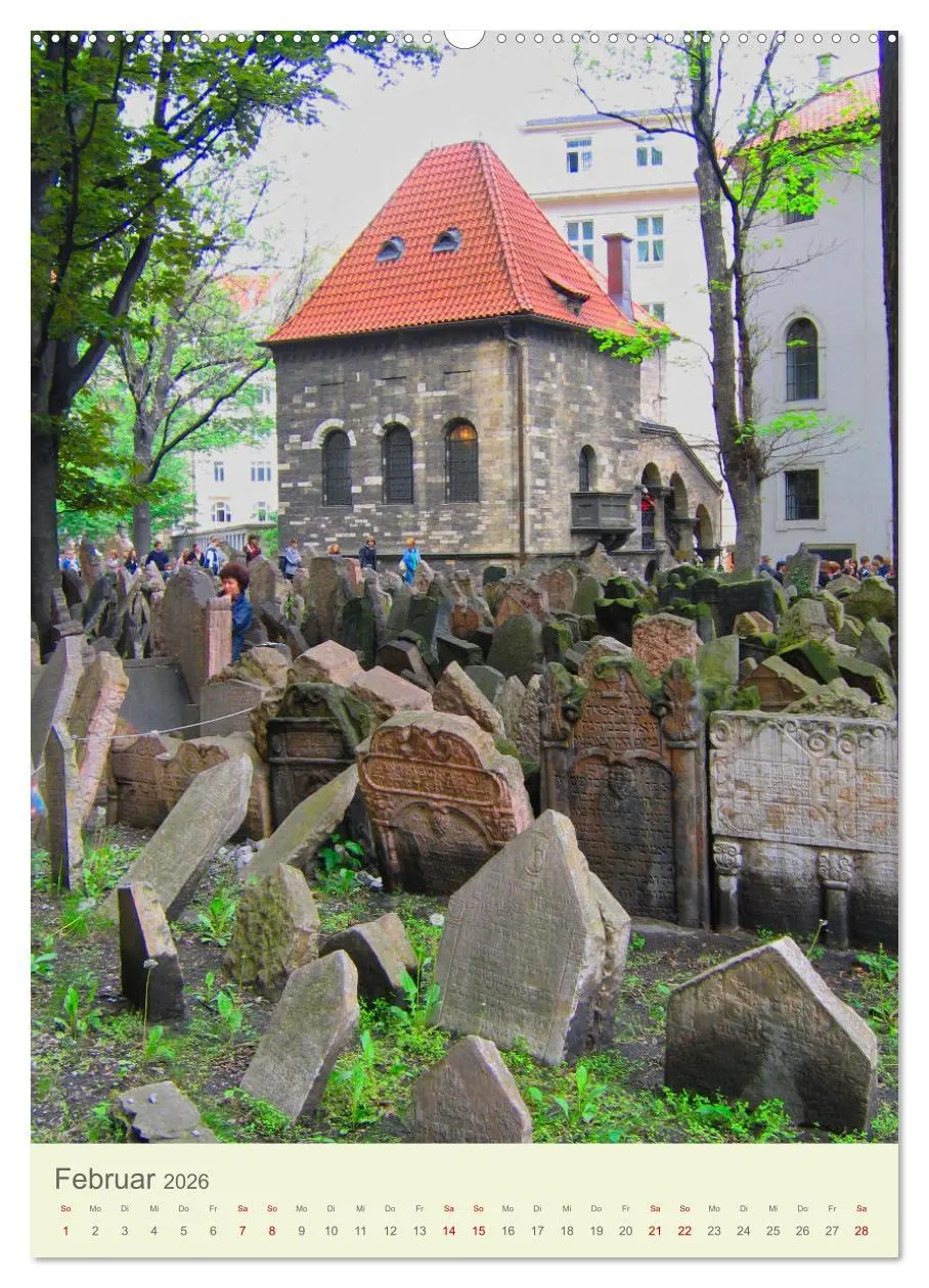 Bild: 9783516319811 | Jüdisches Prag (Wandkalender 2026 DIN A2 hoch), CALVENDO...