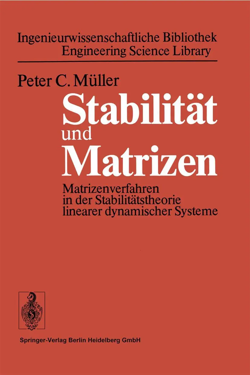 Cover: 9783540079811 | Stabilität und Matrizen | P. C. Müller | Taschenbuch | vii | Deutsch