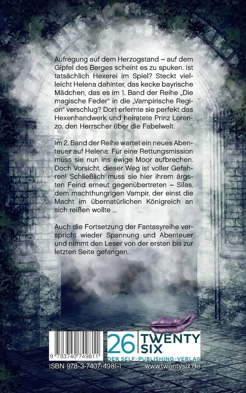 Rückseite: 9783740749811 | Die magische Feder - Band 2 | Die Reise zum ewigen Moor | Anna Matheis