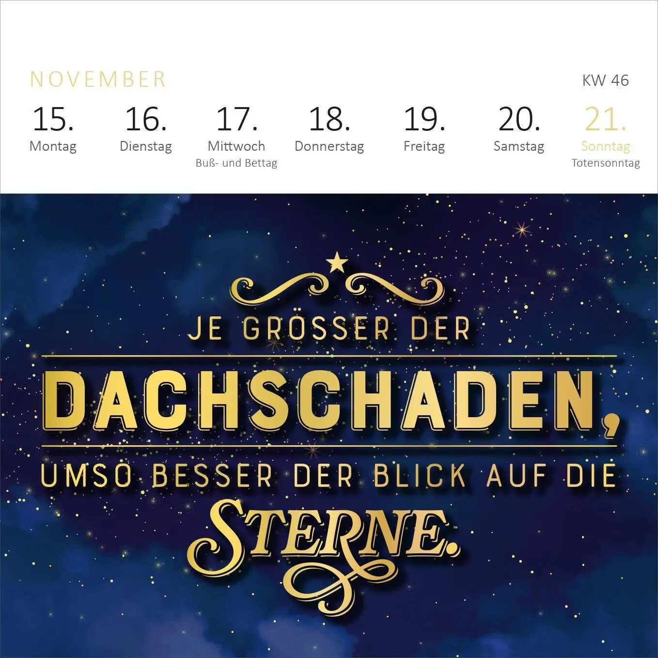 Bild: 4014489139911 | Mini-Wochenkalender Fehlt nur noch das Zelt, dann wäre der Zirkus...