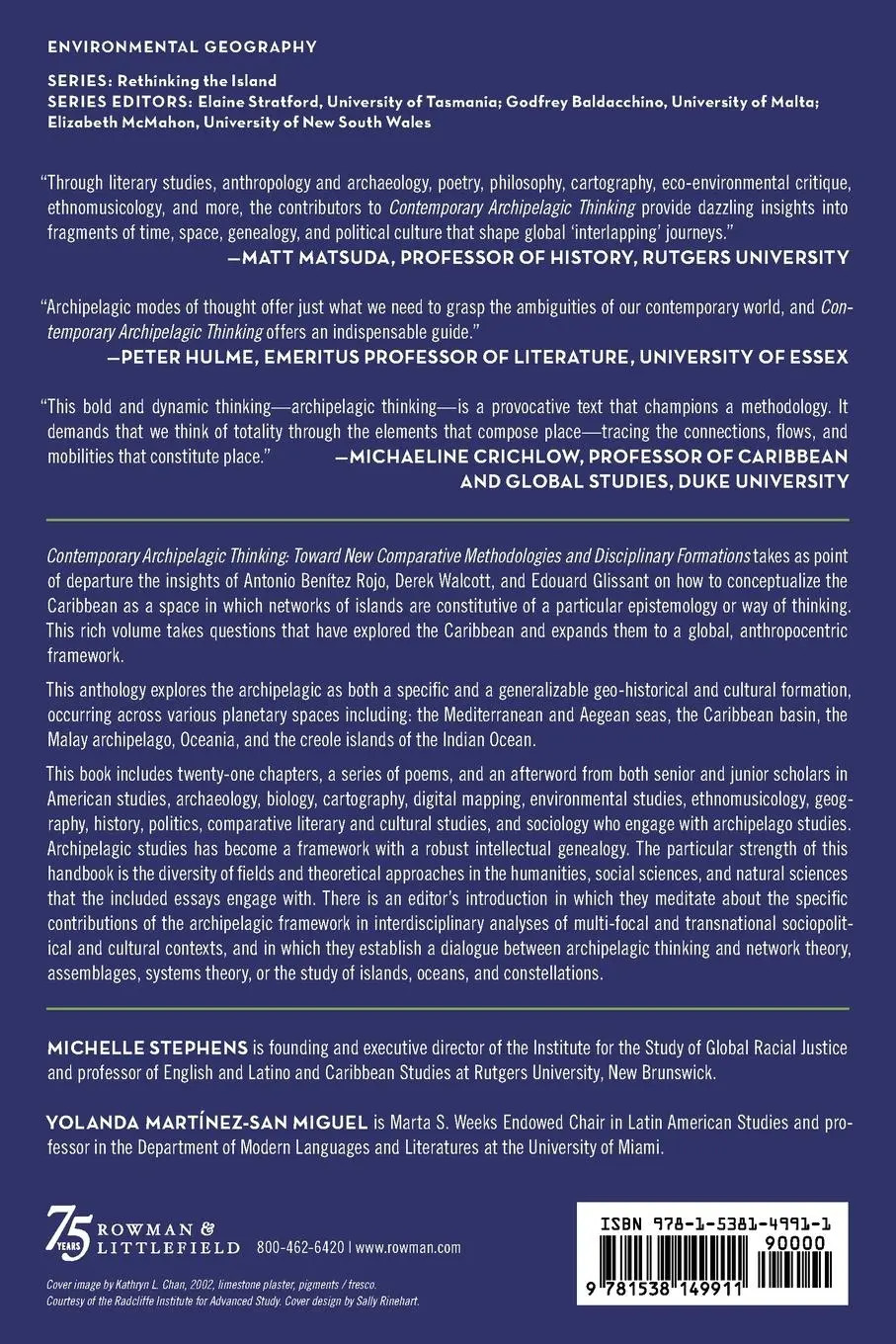 Rückseite: 9781538149911 | Contemporary Archipelagic Thinking | Stephens (u. a.) | Taschenbuch