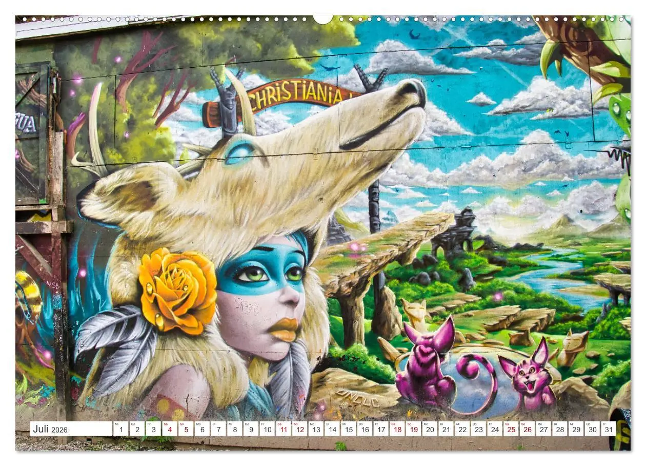 Bild: 9783457459911 | Graffiti: Die Kunst der Straße (hochwertiger Premium Wandkalender...