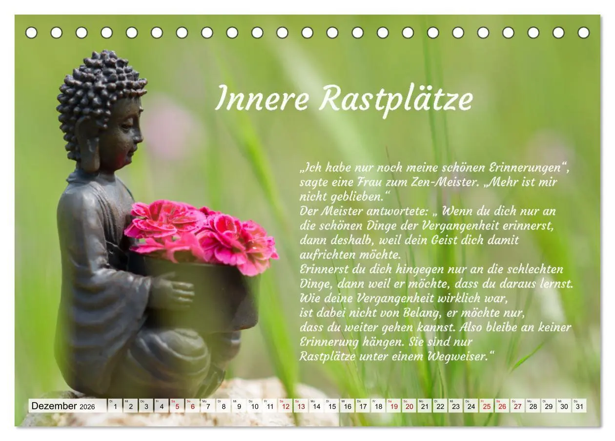 Bild: 9783457529911 | Und der Zen-Meister sprach (Tischkalender 2026 DIN A5 quer),...