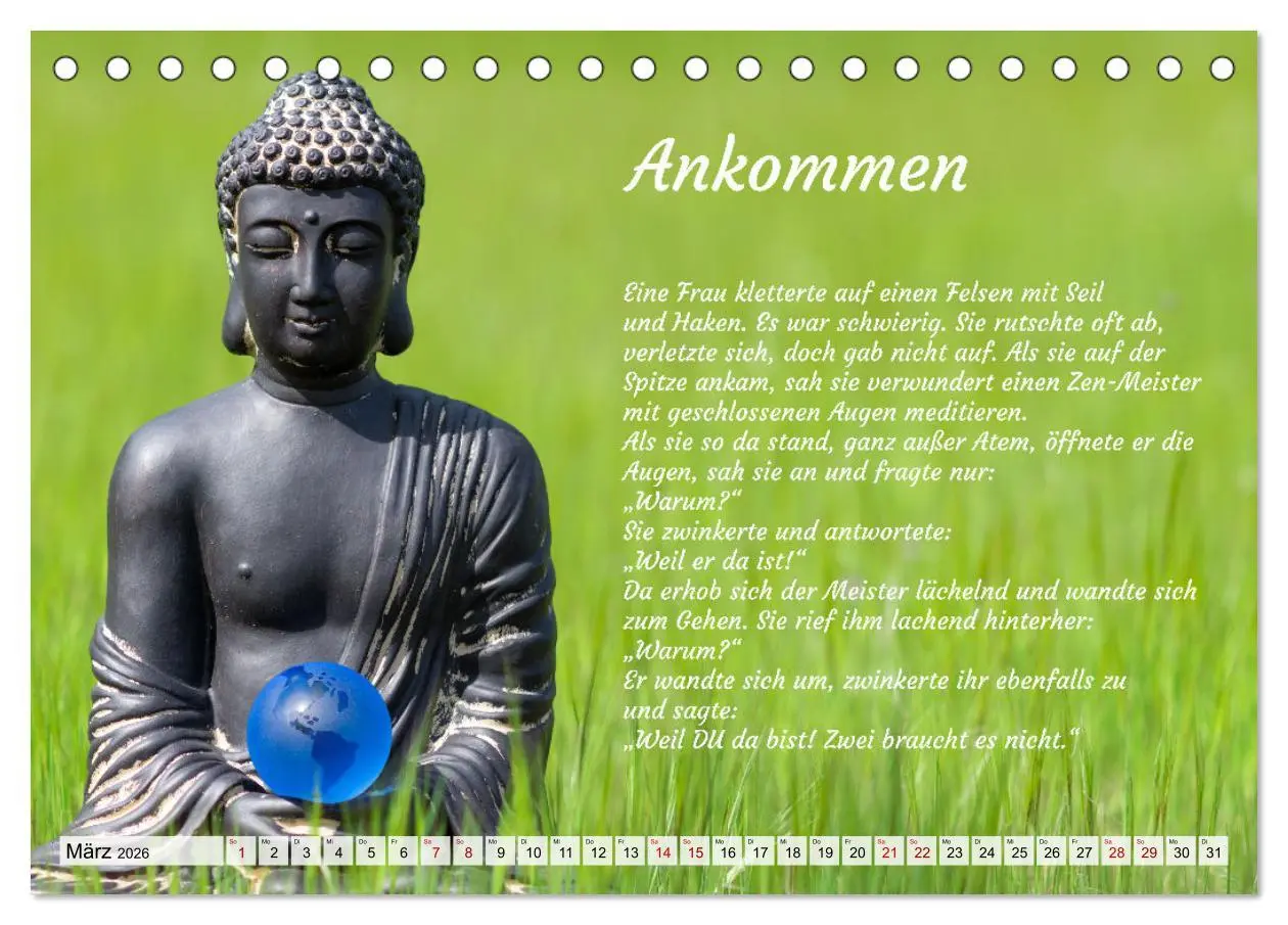Bild: 9783457529911 | Und der Zen-Meister sprach (Tischkalender 2026 DIN A5 quer),...