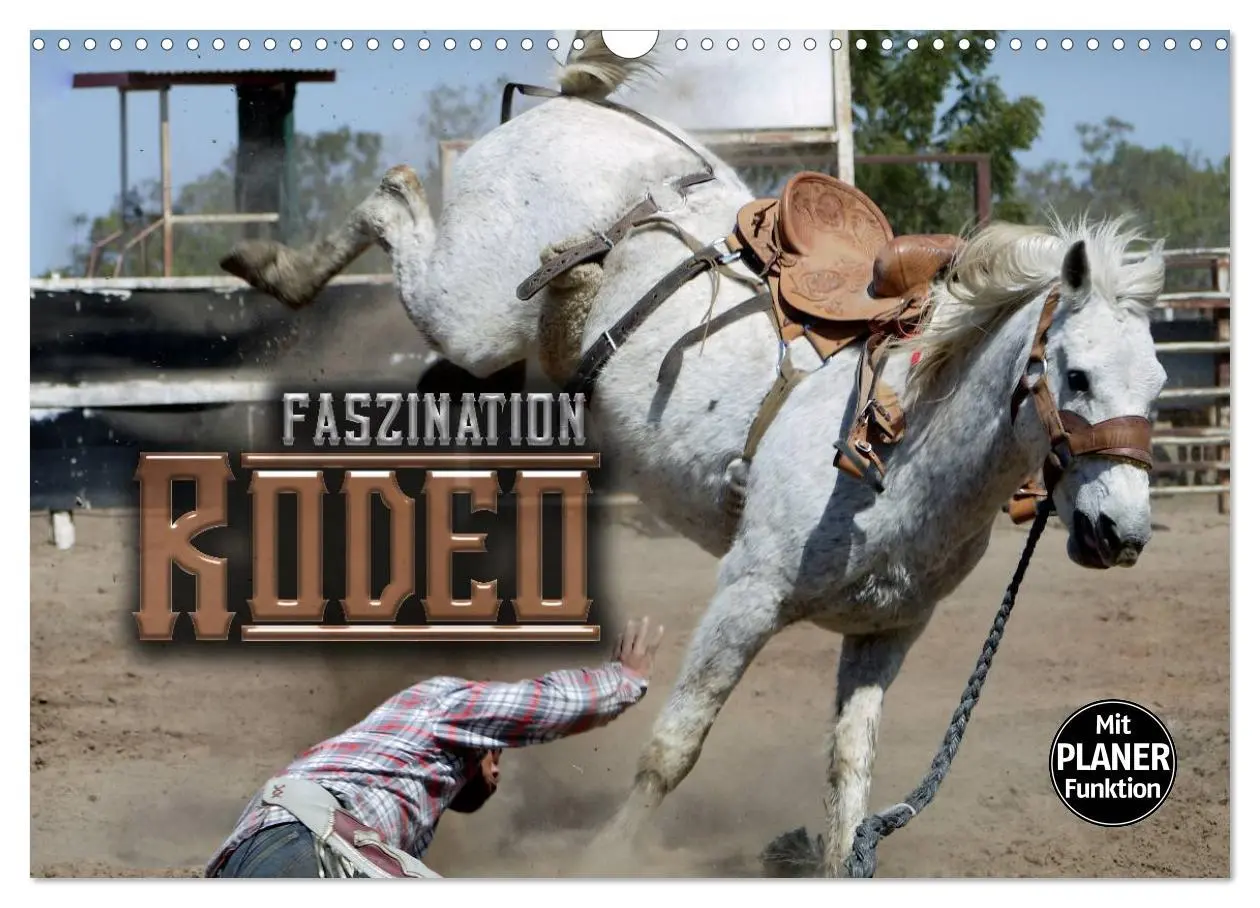 Cover: 9783457909911 | Faszination Rodeo (Wandkalender 2026 DIN A3 quer), CALVENDO...