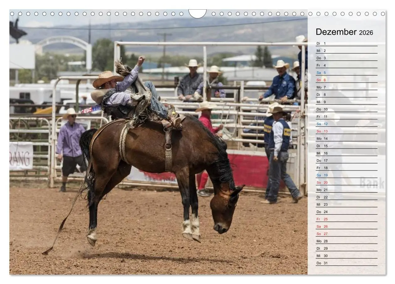 Bild: 9783457909911 | Faszination Rodeo (Wandkalender 2026 DIN A3 quer), CALVENDO...