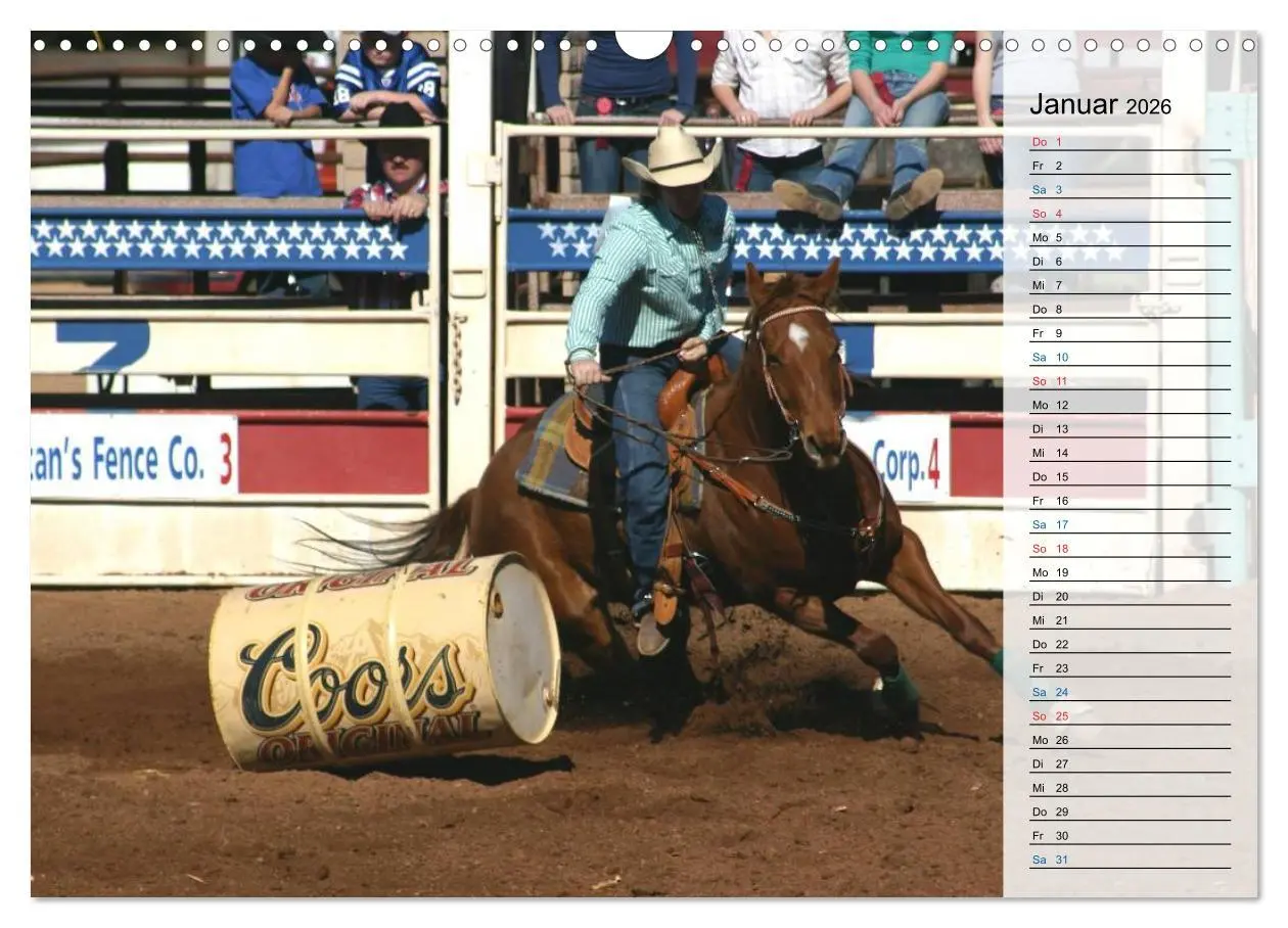 Bild: 9783457909911 | Faszination Rodeo (Wandkalender 2026 DIN A3 quer), CALVENDO...