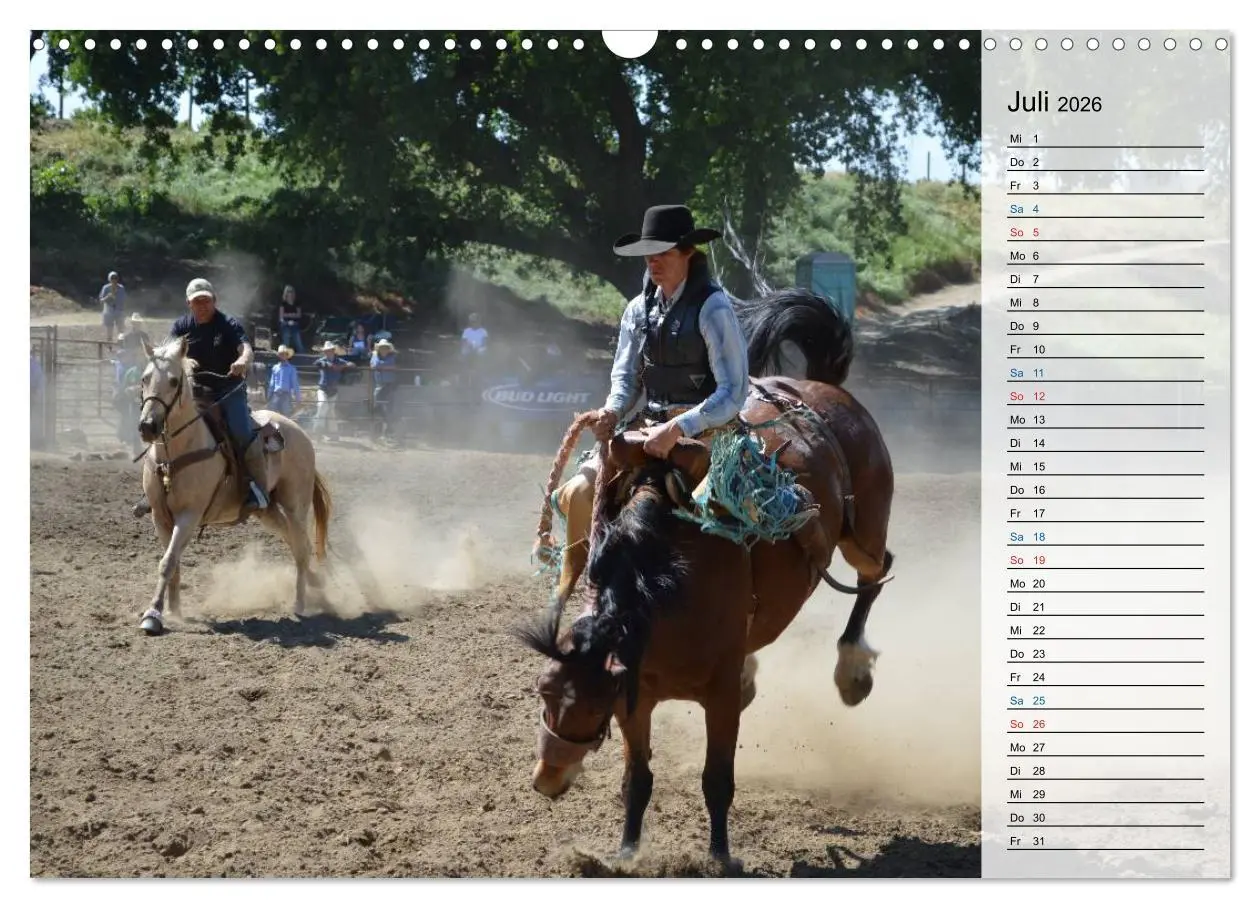 Bild: 9783457909911 | Faszination Rodeo (Wandkalender 2026 DIN A3 quer), CALVENDO...