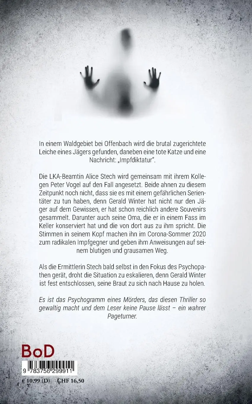 Rückseite: 9783756299911 | Böse auch nach dem Tod | Psychothriller | Stephan-Harald Voigt | Buch