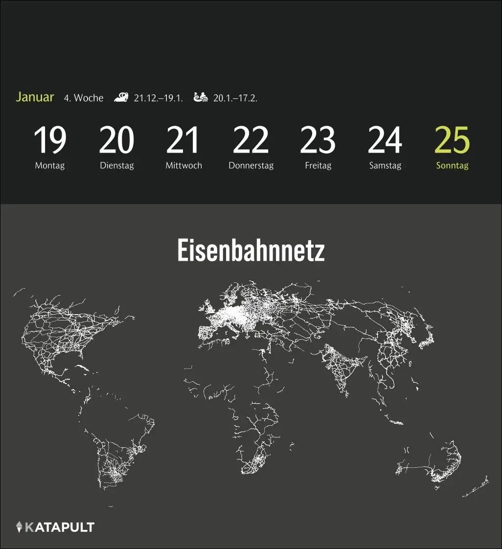 Bild: 9783840039911 | Katapult Postkartenkalender 2026 - 53 Infografiken, die deine Sicht...