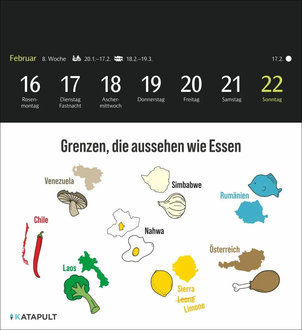 Bild: 9783840039911 | Katapult Postkartenkalender 2026 - 53 Infografiken, die deine Sicht...