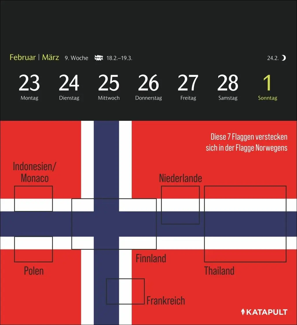 Bild: 9783840039911 | Katapult Postkartenkalender 2026 - 53 Infografiken, die deine Sicht...