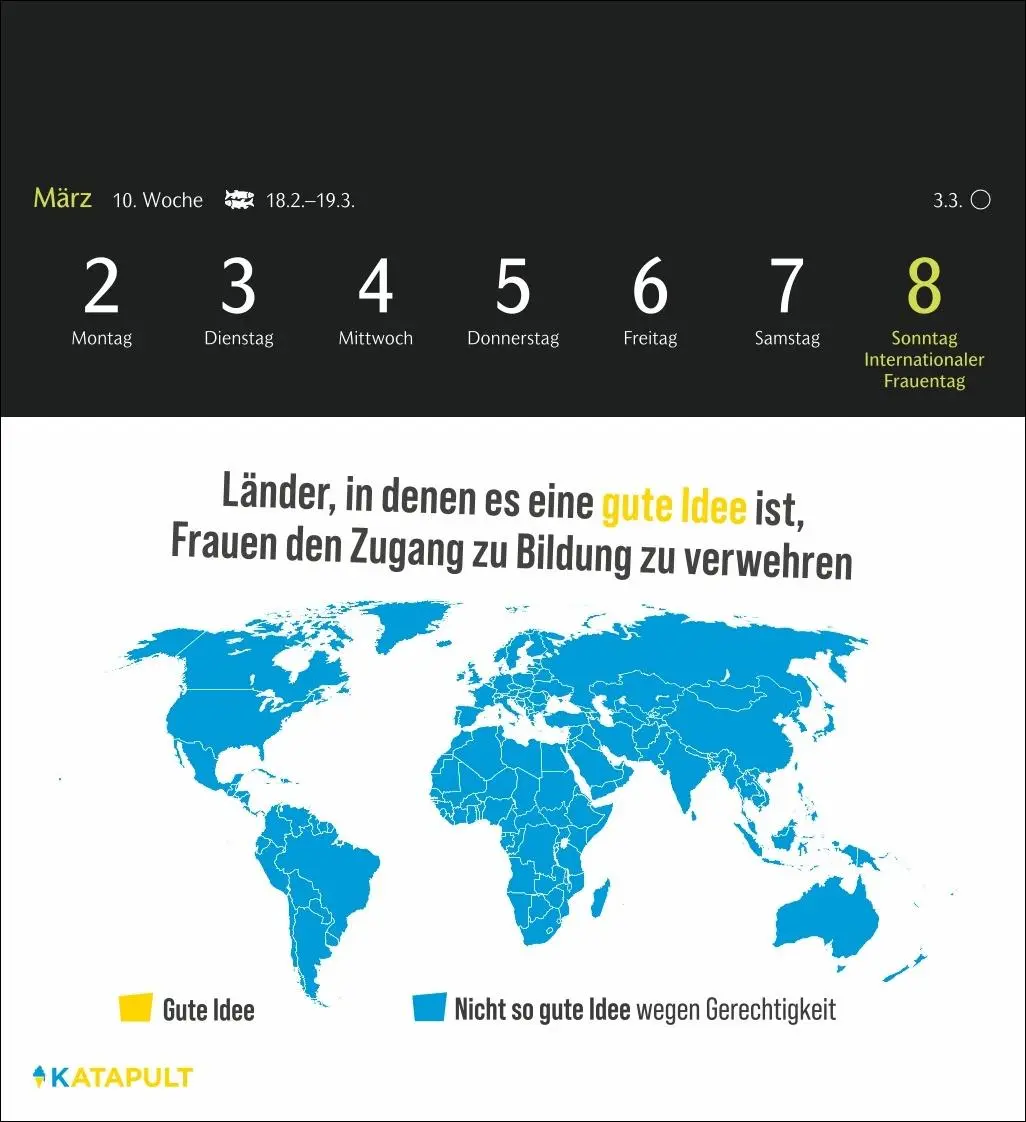 Bild: 9783840039911 | Katapult Postkartenkalender 2026 - 53 Infografiken, die deine Sicht...