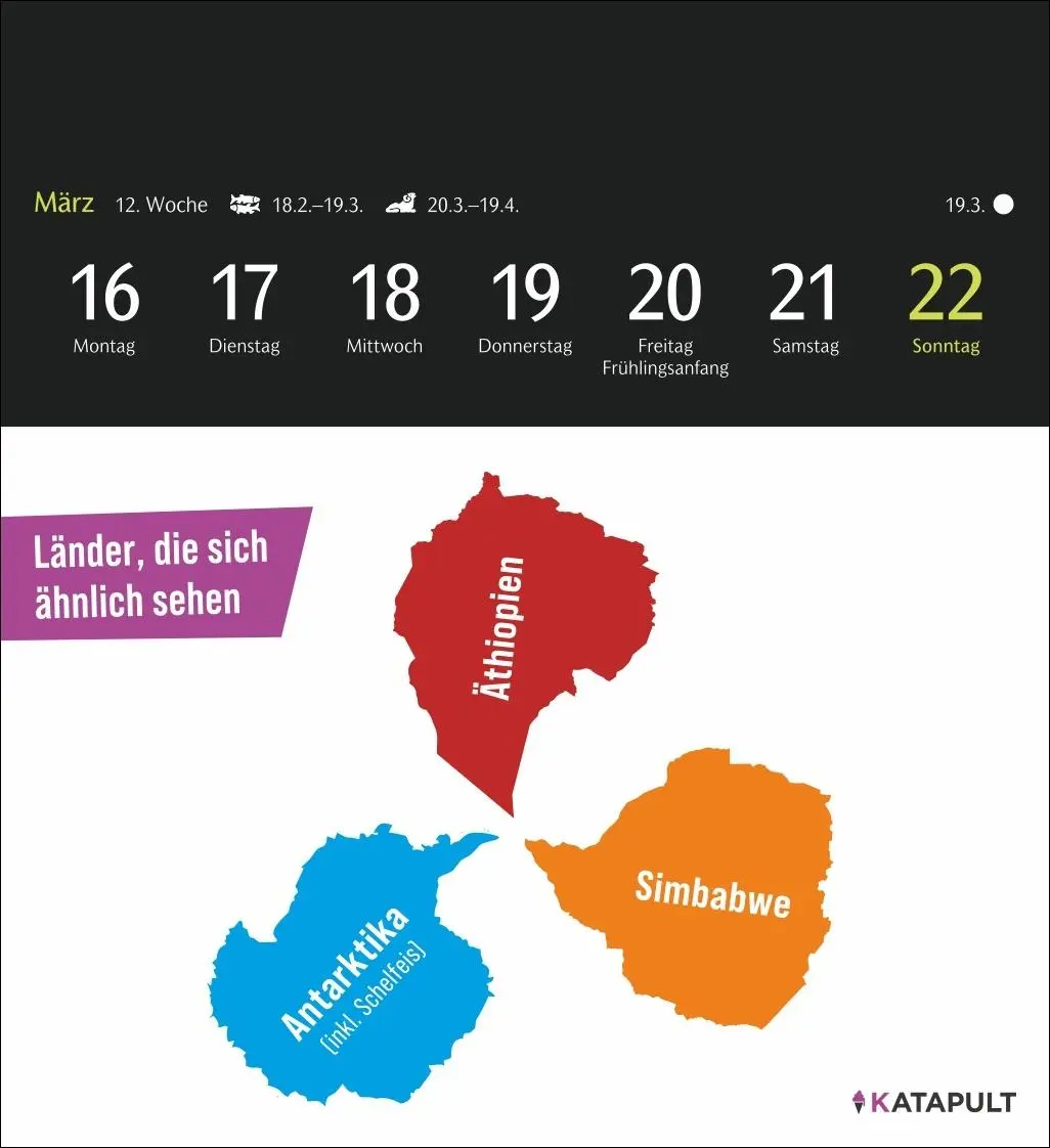 Bild: 9783840039911 | Katapult Postkartenkalender 2026 - 53 Infografiken, die deine Sicht...