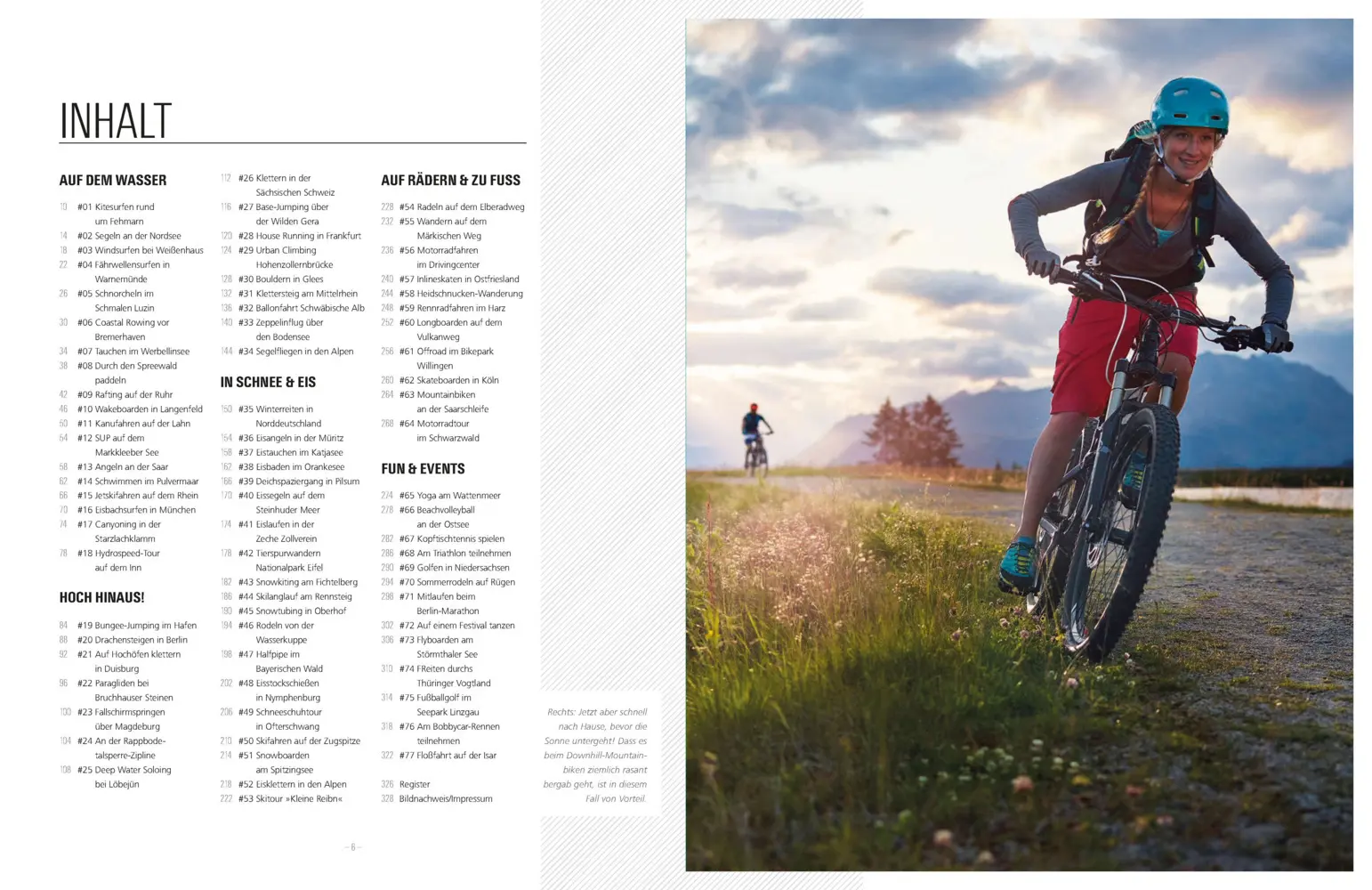 Bild: 9783955049911 | KUNTH Deutschland aktiv | 77 einzigartige Outdoor-Abenteuer | Verlag