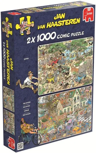 Cover: 8710126190012 | Der Sturm &amp; Die Safari (Puzzle) | Jan van Haasteren | Spiel | 19001