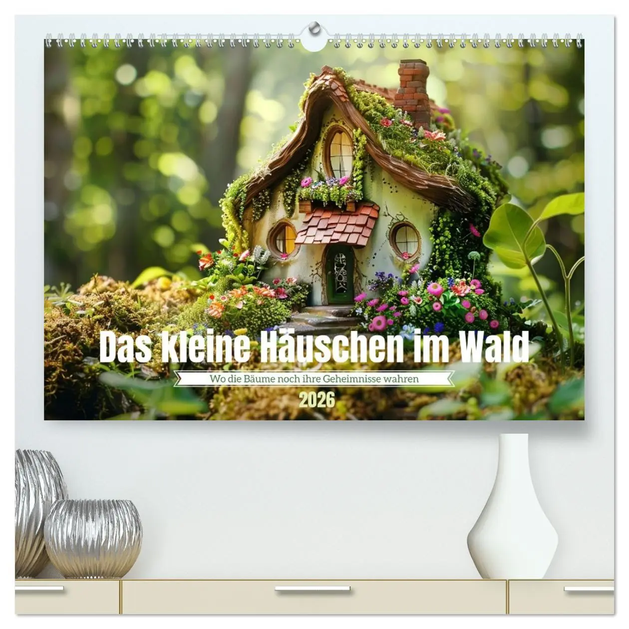 Cover: 9783457400012 | Das kleine Häuschen im Wald (hochwertiger Premium Wandkalender 2026...