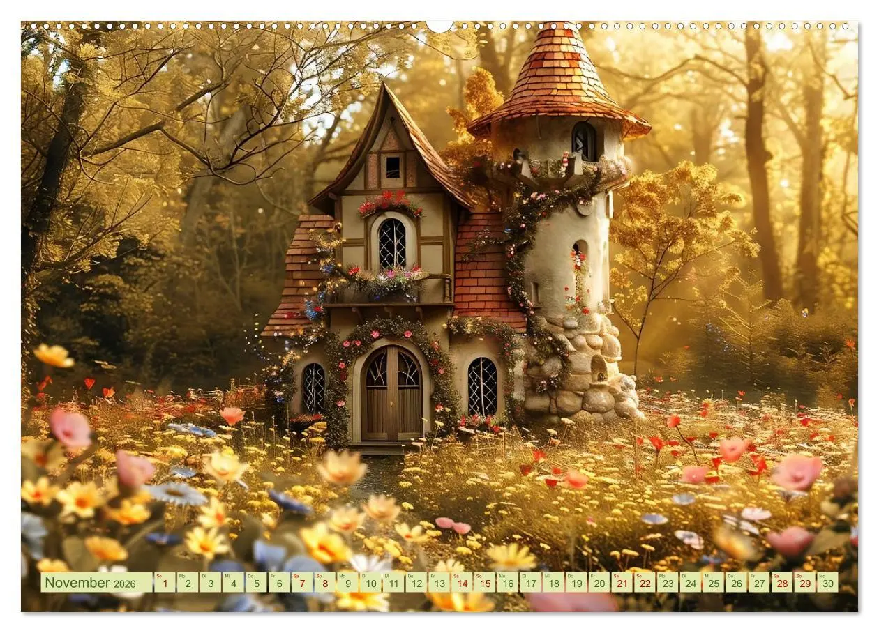 Bild: 9783457400012 | Das kleine Häuschen im Wald (hochwertiger Premium Wandkalender 2026...