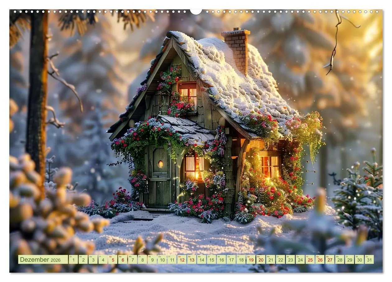 Bild: 9783457400012 | Das kleine Häuschen im Wald (hochwertiger Premium Wandkalender 2026...