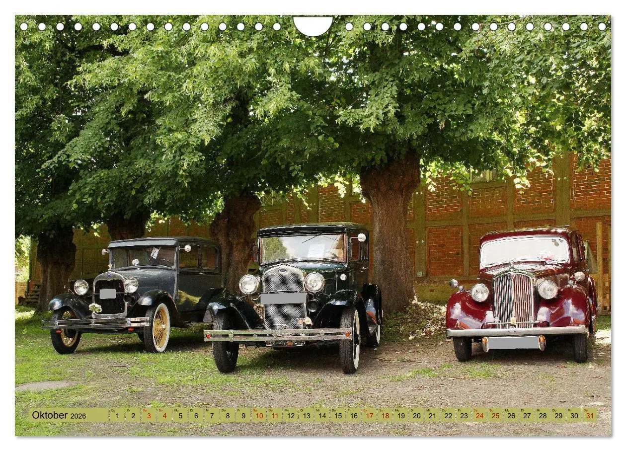 Bild: 9783457570012 | Autoklassiker Ford vom A-Model bis Thunderbird (Wandkalender 2026...