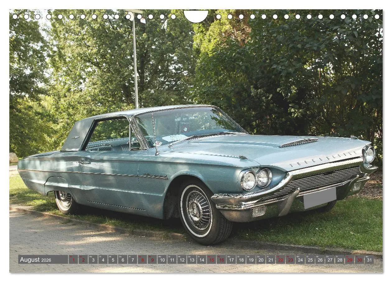 Bild: 9783457570012 | Autoklassiker Ford vom A-Model bis Thunderbird (Wandkalender 2026...