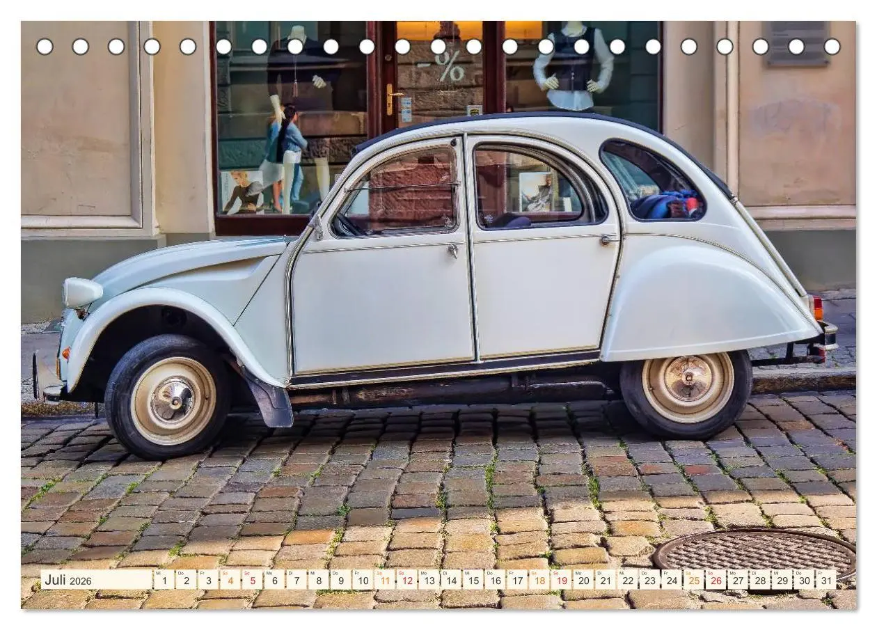 Bild: 9783457950012 | Citroën 2CV - geliebte Ente (Tischkalender 2026 DIN A5 quer),...