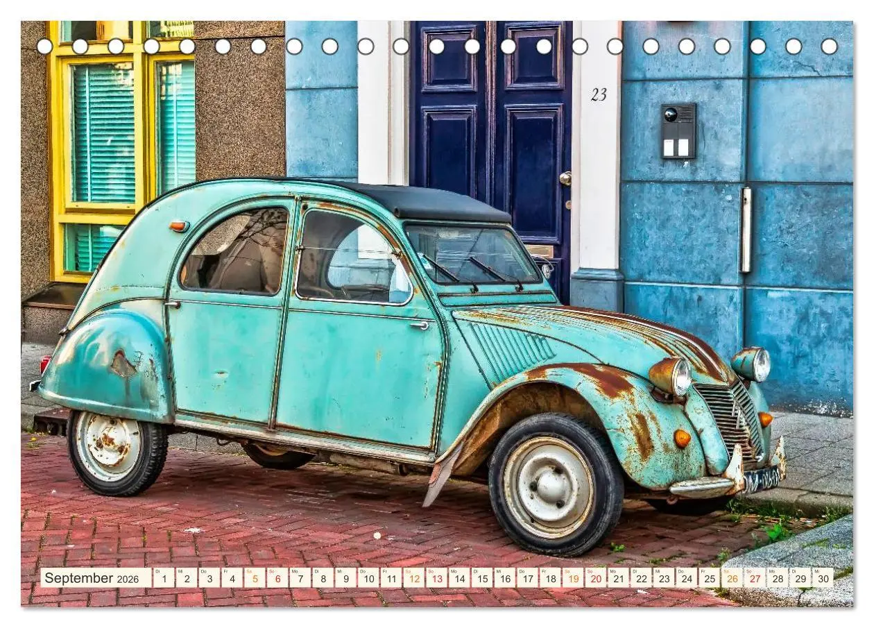 Bild: 9783457950012 | Citroën 2CV - geliebte Ente (Tischkalender 2026 DIN A5 quer),...