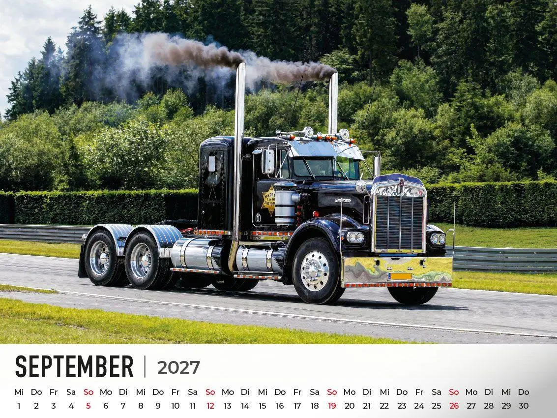 Bild: 9783693570012 | Showtrucks Kalender 2027 | Showtrucks mit Airbrushkunst | Frank Pommer