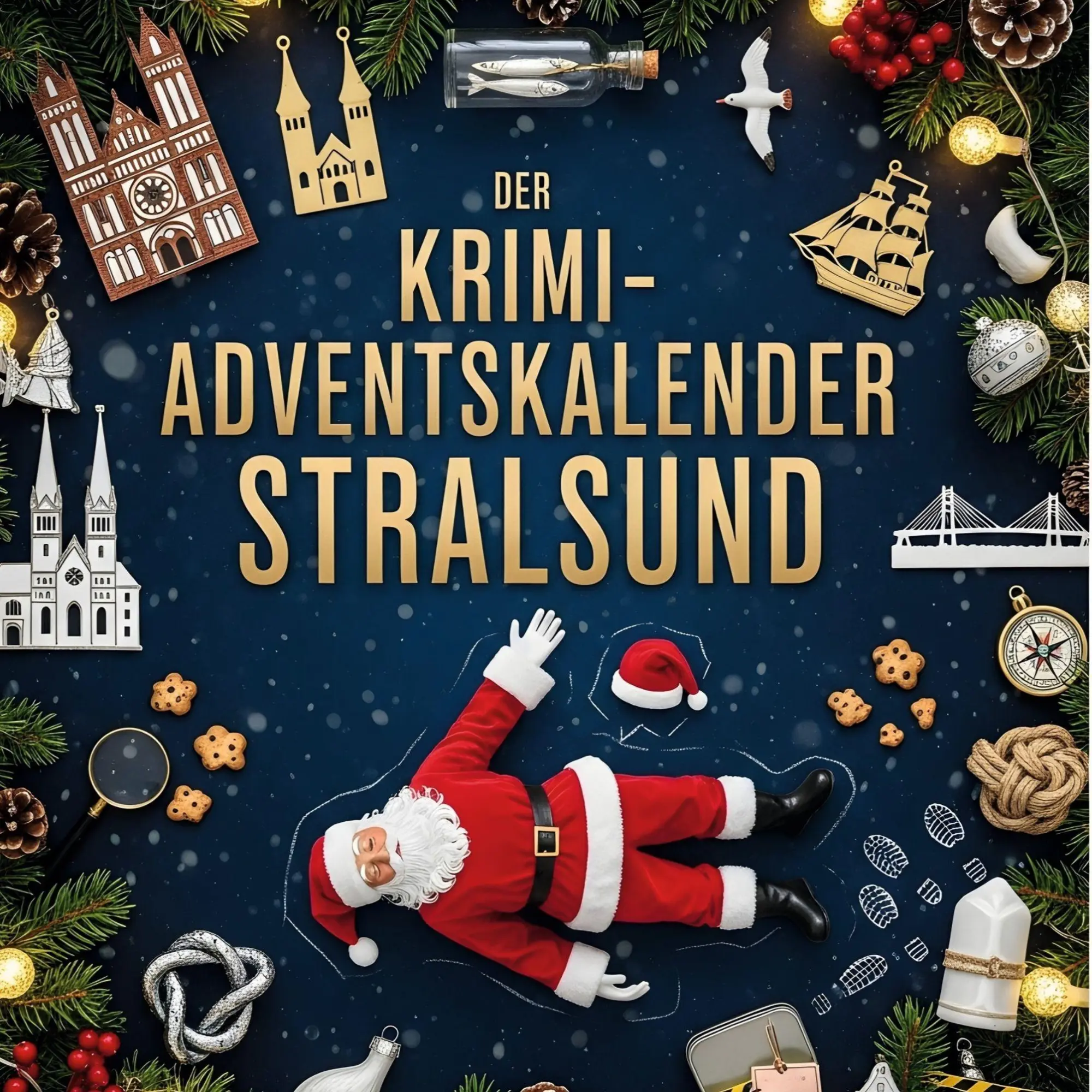 Cover: 9783695310012 | Der Krimi-Adventskalender Stralsund | Mordsverdächtig in 24 Akten