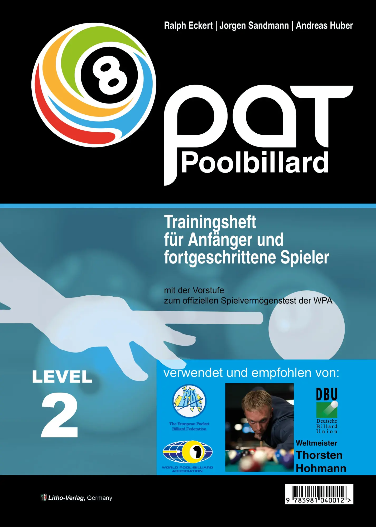Cover: 9783981040012 | Pool Billard Trainingsheft PAT 2 | Ralph Eckert (u. a.) | Taschenbuch