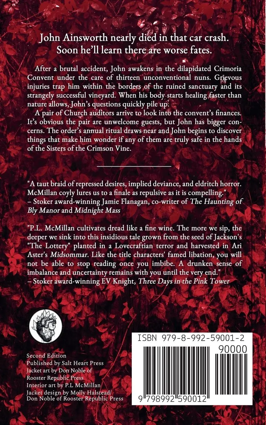 Rückseite: 9798992590012 | Sisters of the Crimson Vine | P. L. McMillan | Taschenbuch | Englisch