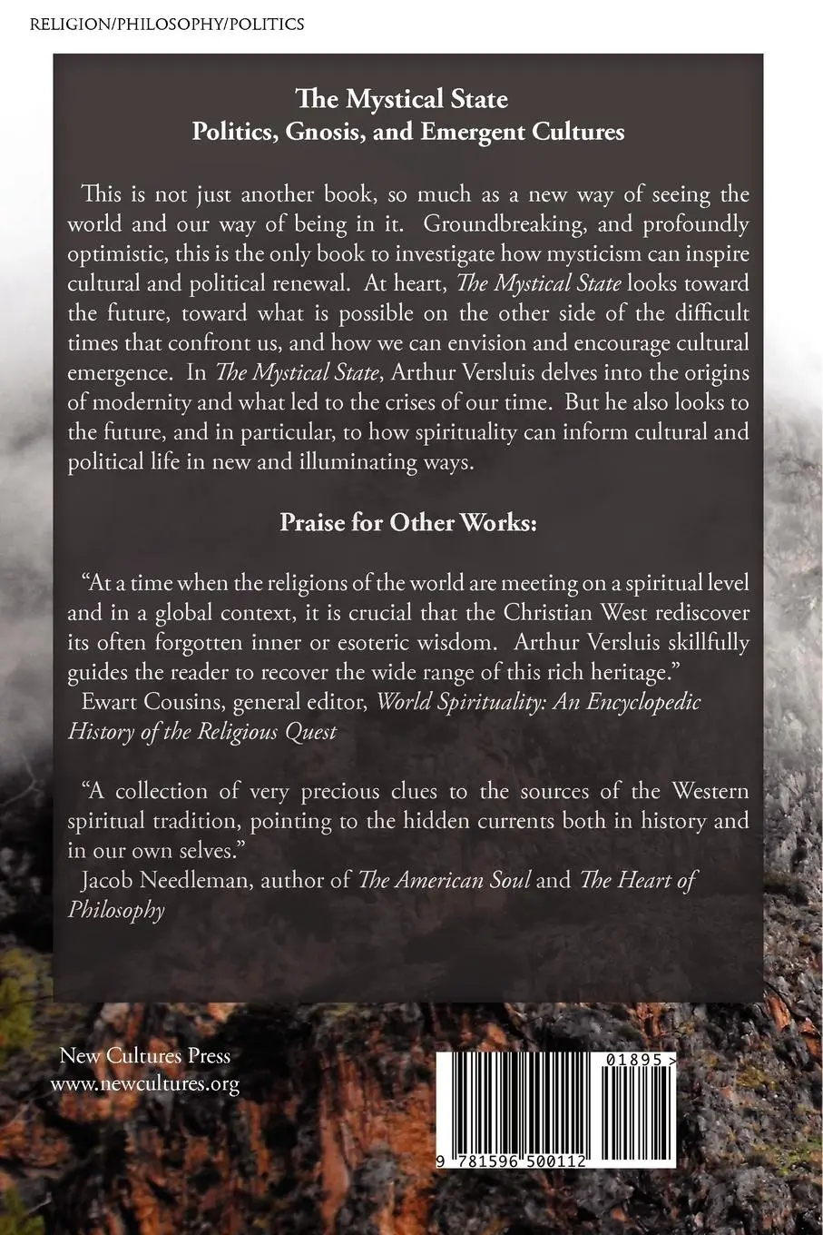 Rückseite: 9781596500112 | The Mystical State | Politics, Gnosis, and Emergent Cultures | Buch