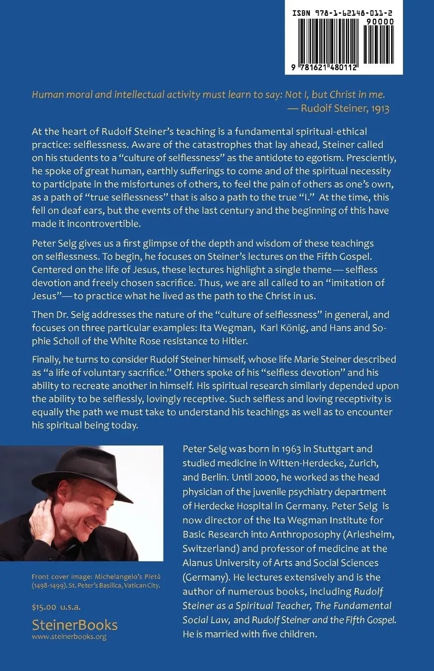 Rückseite: 9781621480112 | The Culture of Selflessness | Peter Selg | Taschenbuch | Englisch