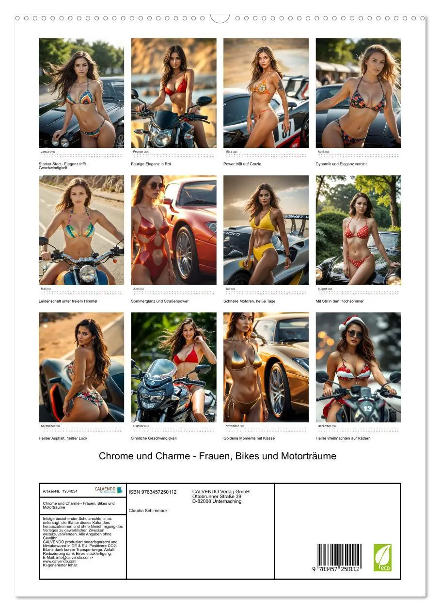 Bild: 9783457250112 | Chrome und Charme - Frauen, Bikes und Motorträume (hochwertiger...