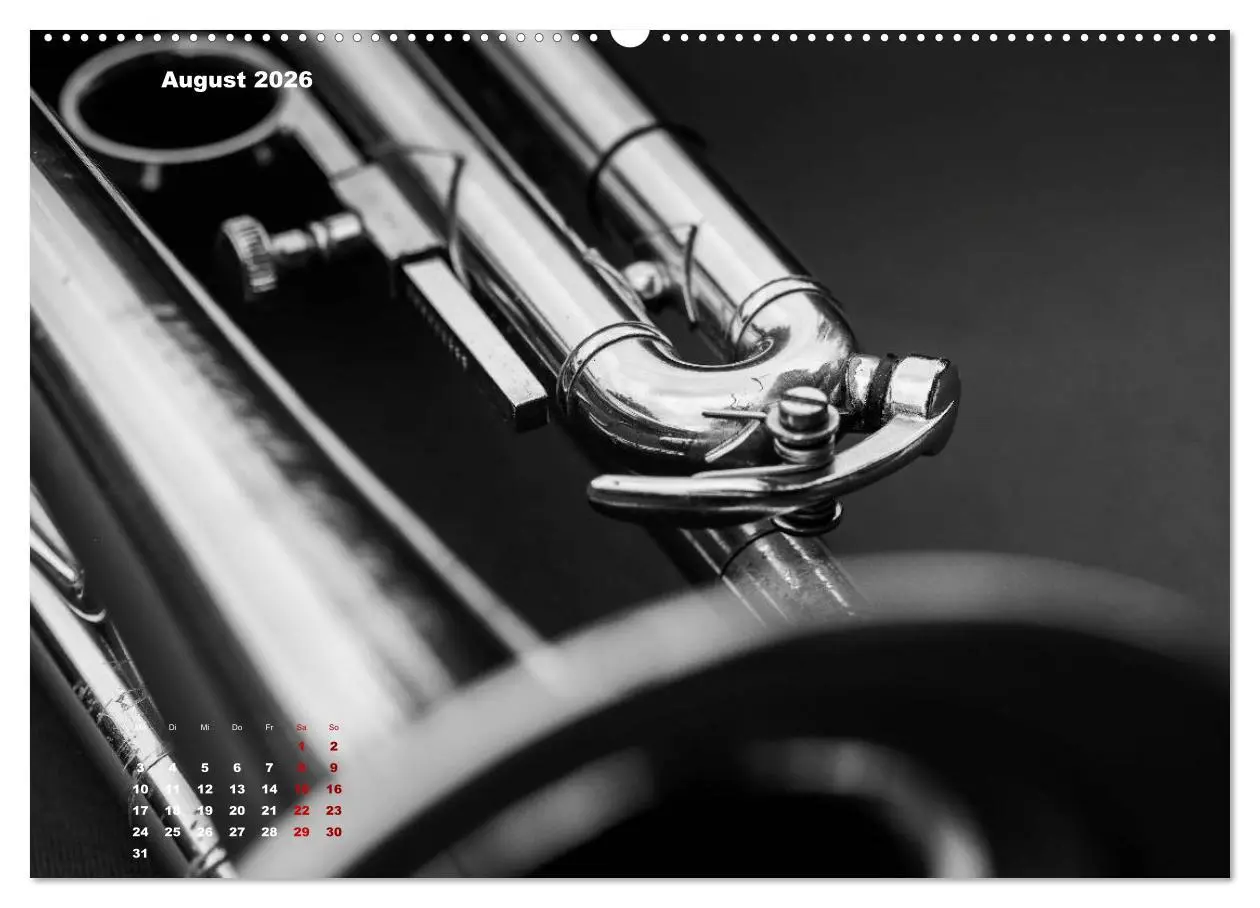 Bild: 9783457870112 | Trompete - Close up (Wandkalender 2026 DIN A2 quer), CALVENDO...