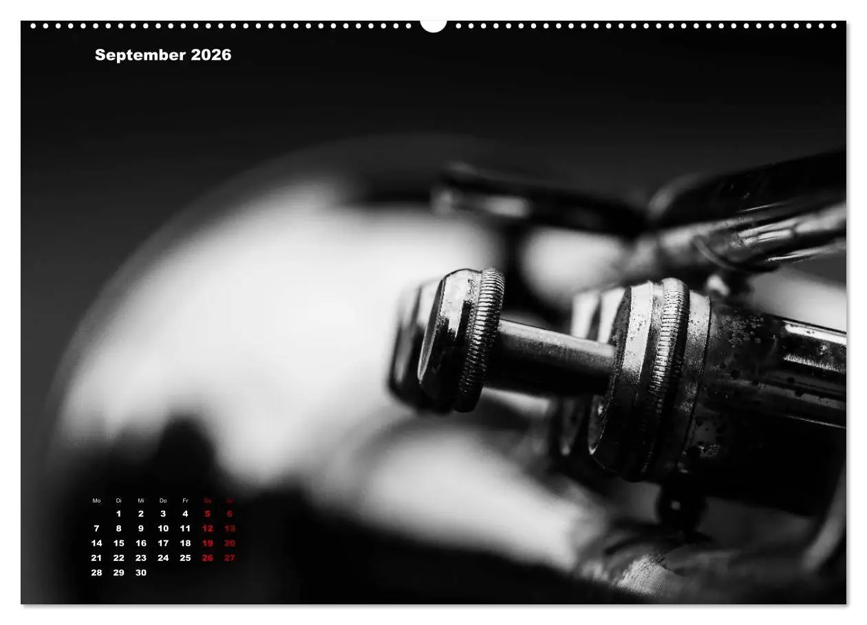 Bild: 9783457870112 | Trompete - Close up (Wandkalender 2026 DIN A2 quer), CALVENDO...