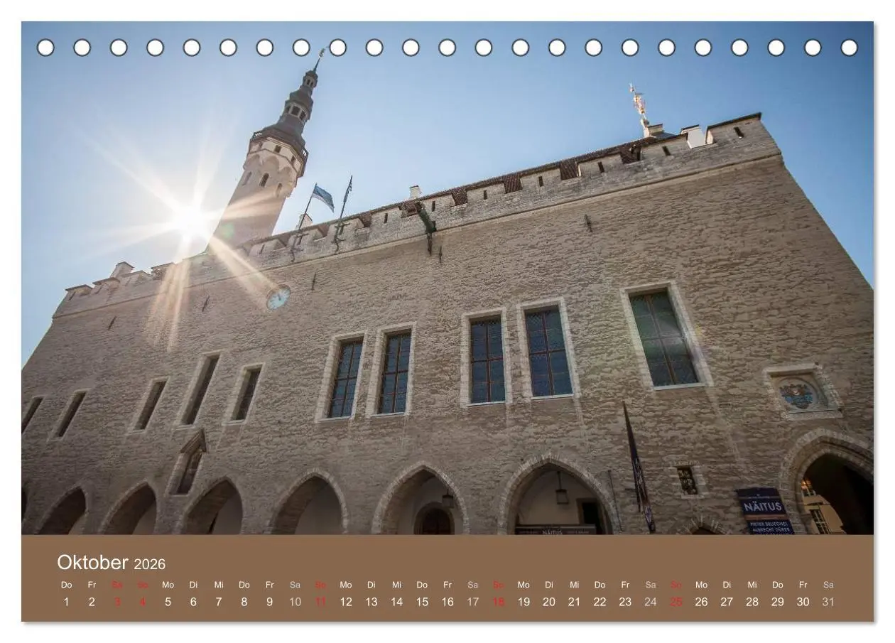 Bild: 9783516030112 | Tallinn - Streifzug durch die Altstadt (Tischkalender 2026 DIN A5...
