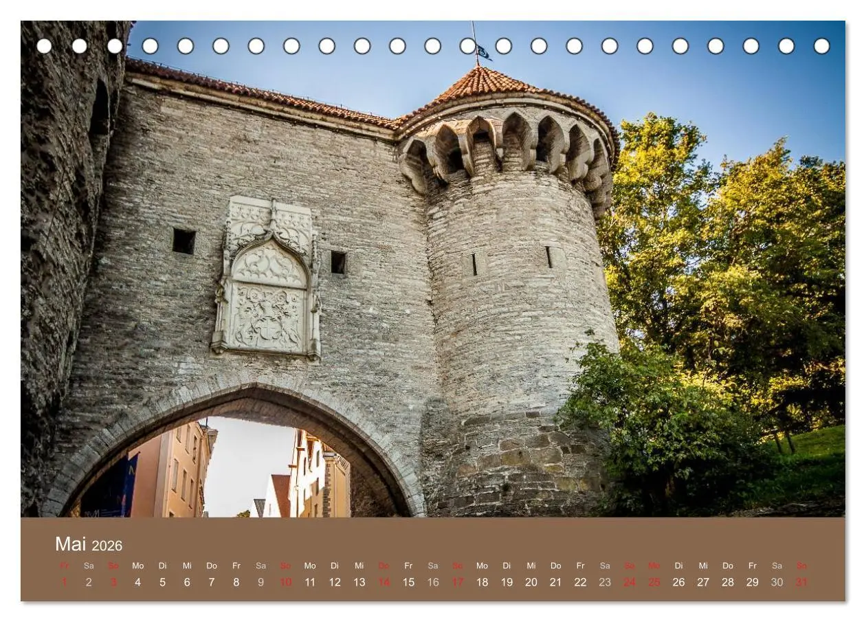 Bild: 9783516030112 | Tallinn - Streifzug durch die Altstadt (Tischkalender 2026 DIN A5...