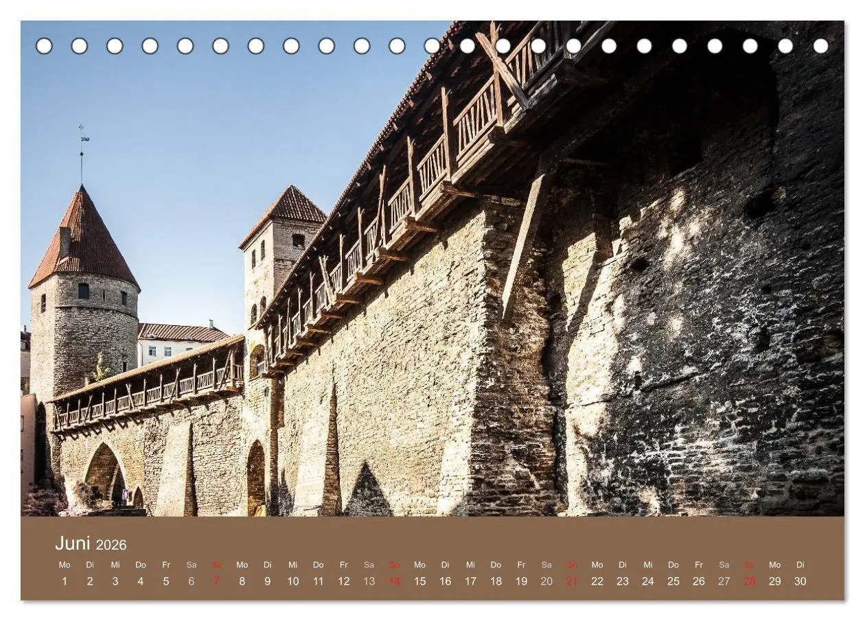 Bild: 9783516030112 | Tallinn - Streifzug durch die Altstadt (Tischkalender 2026 DIN A5...