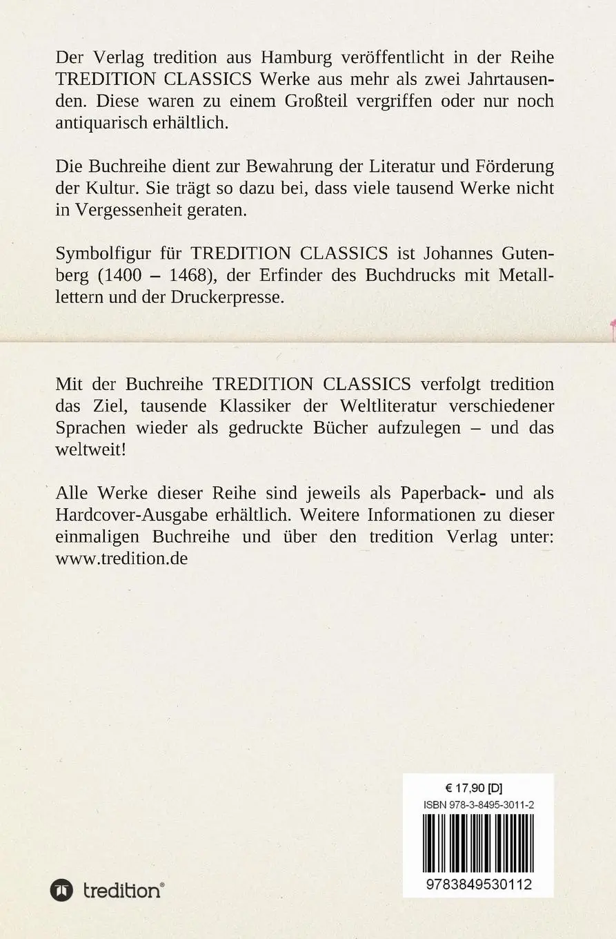 Rückseite: 9783849530112 | Wilhelm Meisters theatralische Sendung | Urmeister | Goethe | Buch