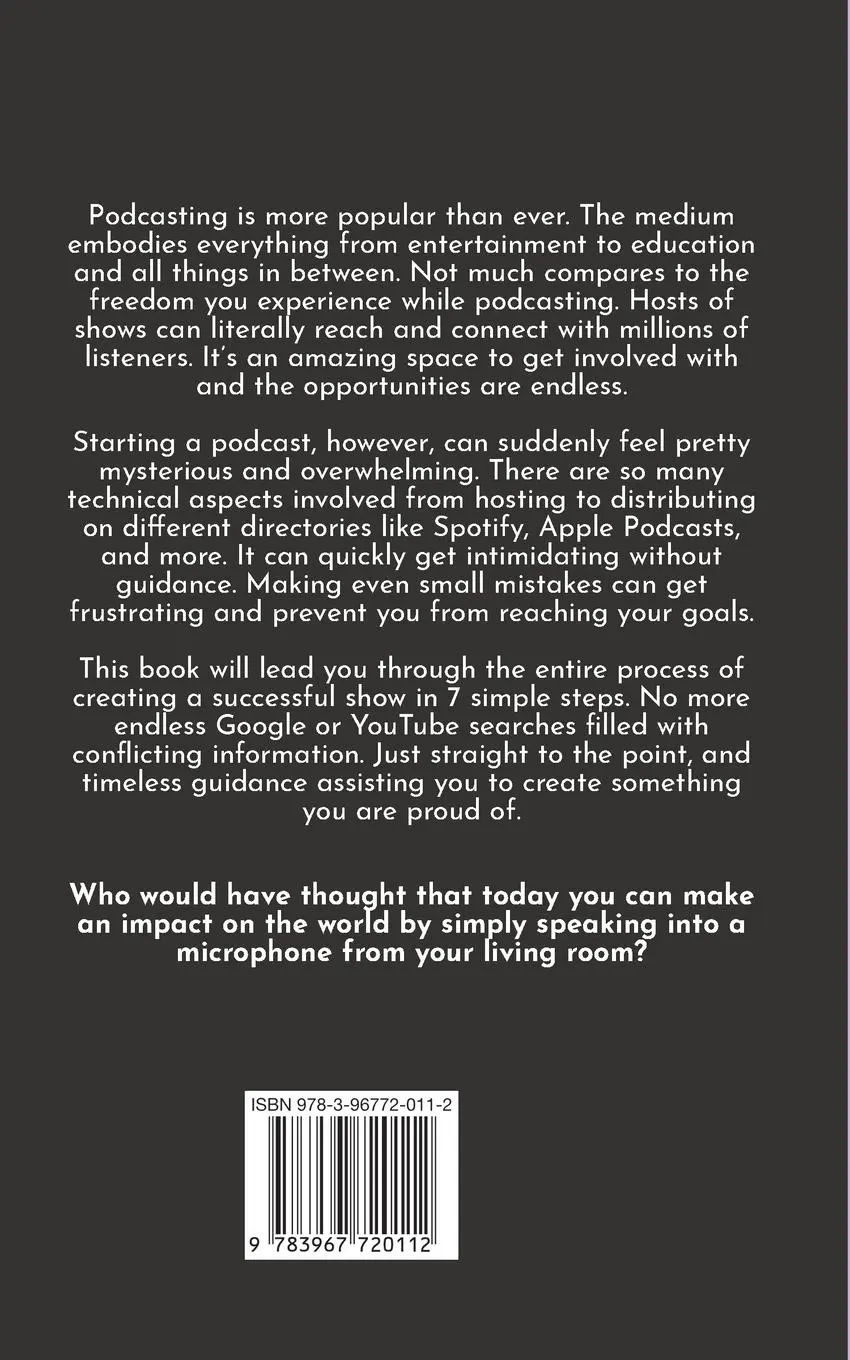Rückseite: 9783967720112 | Podcasting - The little Book of Podcasting | Hamilton | Taschenbuch