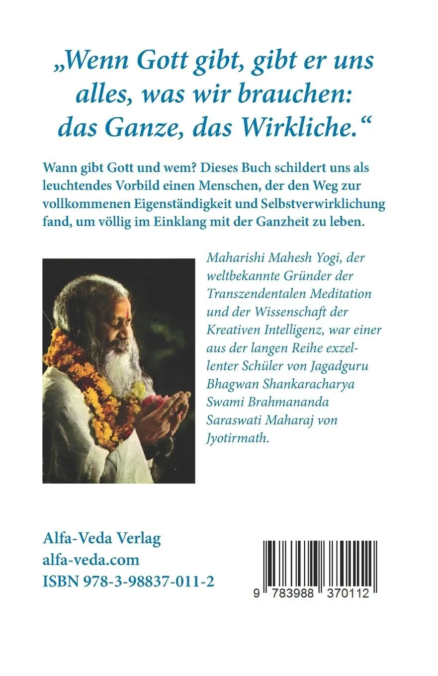 Rückseite: 9783988370112 | Verwirklichte Ganzheit | Das wundersame Leben von Shri Gurudeva | Buch