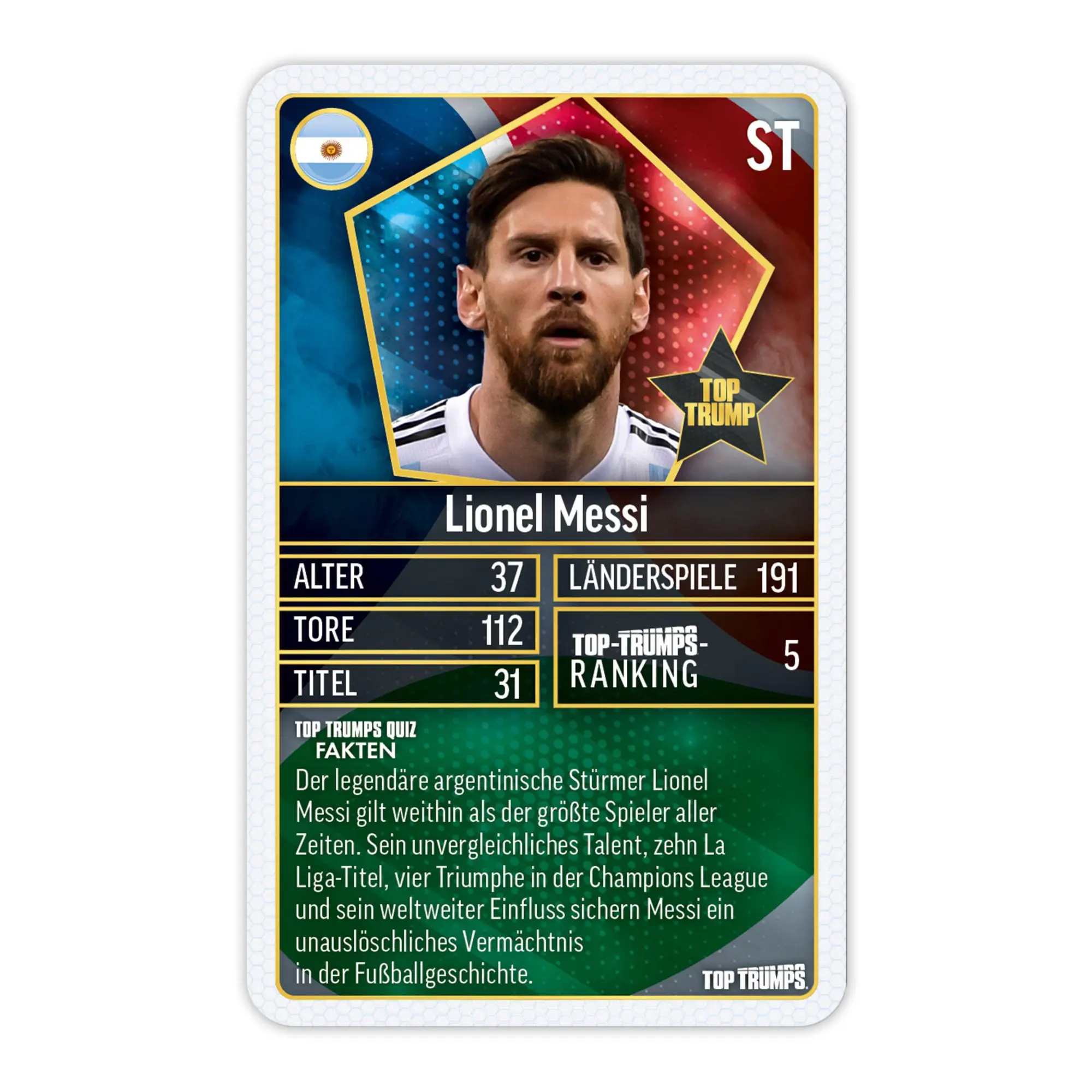 Bild: 5036905030212 | Top Trumps Geschenkset Weltfussball Stars (inkl. Fußball) | Spiel