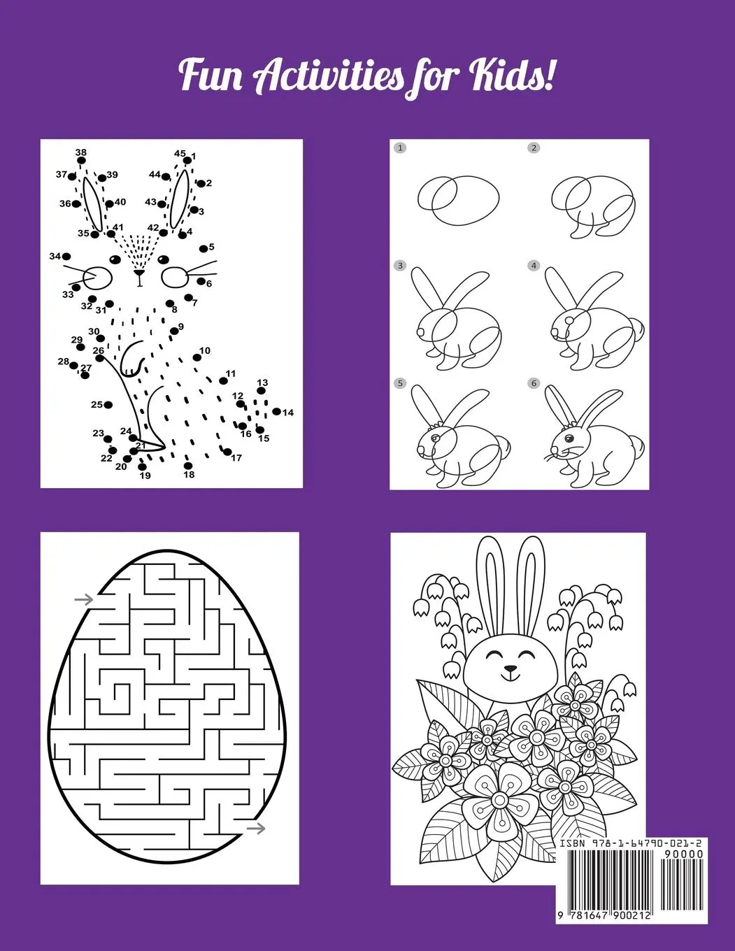 Rückseite: 9781647900212 | Easter Activity Book for Kids | Blue Wave Press | Taschenbuch | 2020