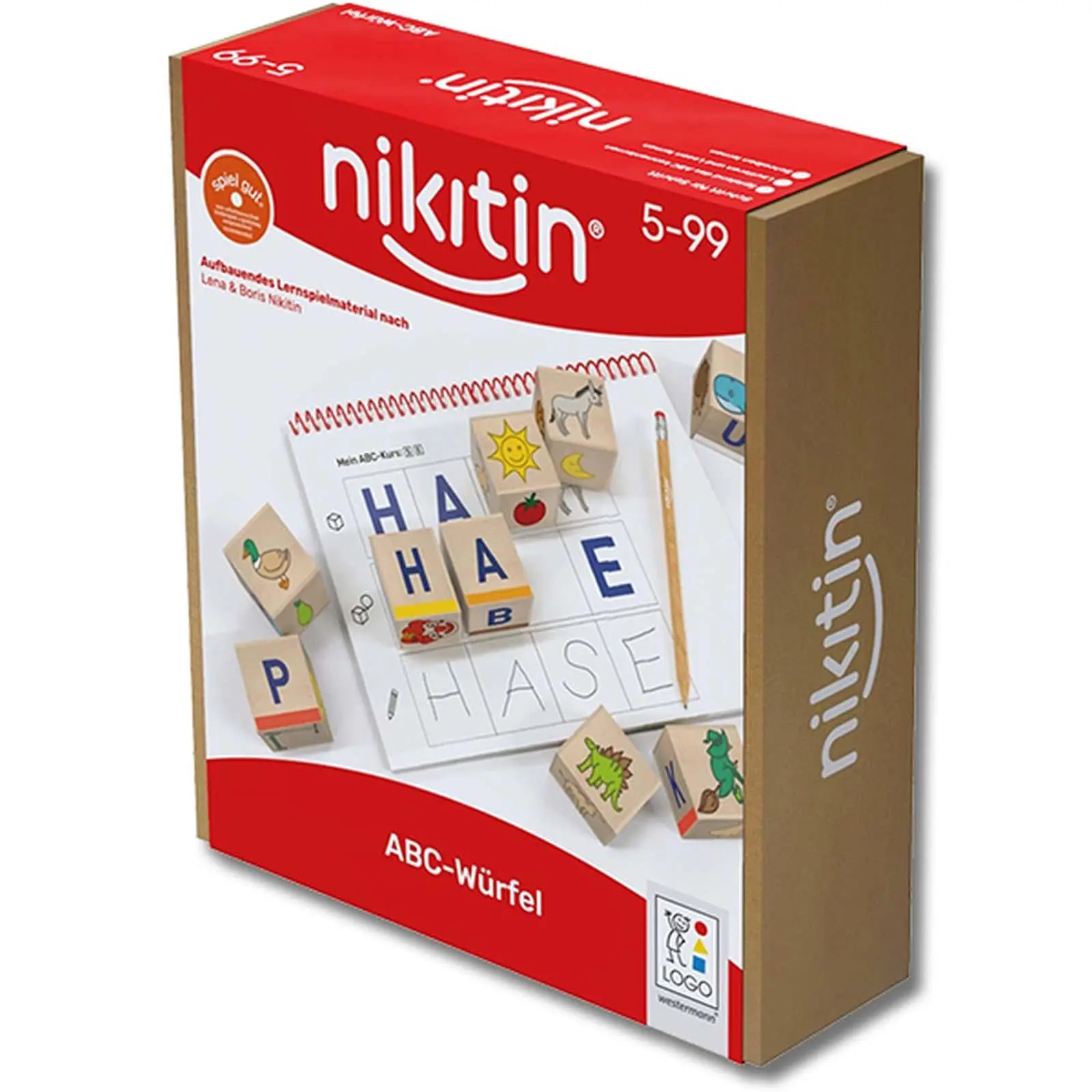 Cover: 9783072100212 | Das Nikitin Material. N7 ABC-Würfel | Box | NIKITIN Neuauflage 2022