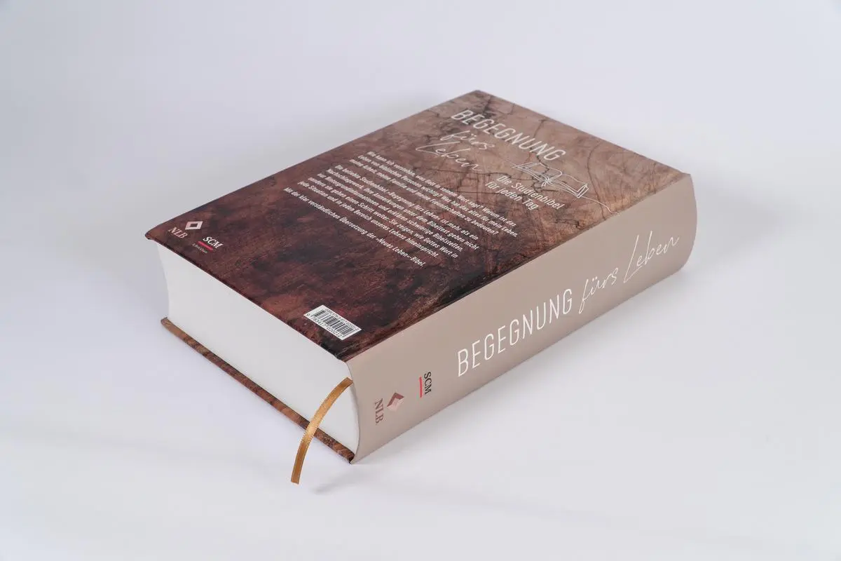 Bild: 9783417020212 | Begegnung fürs Leben, Motiv "Buch" | Die Studienbibel für jeden Tag