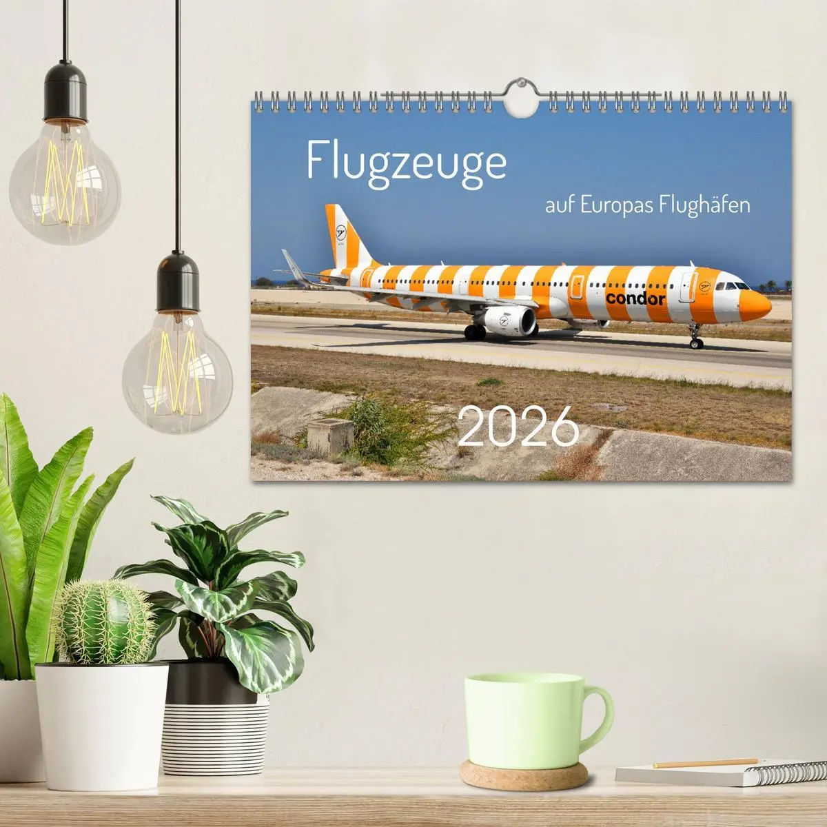 Bild: 9783457310212 | Flugzeuge auf Europas Flughäfen (Wandkalender 2026 DIN A4 quer),...
